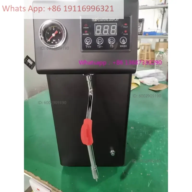 Professional commercial stainless steel electric milk bubbler 110V/220V automatic steam coffee heating foam machine