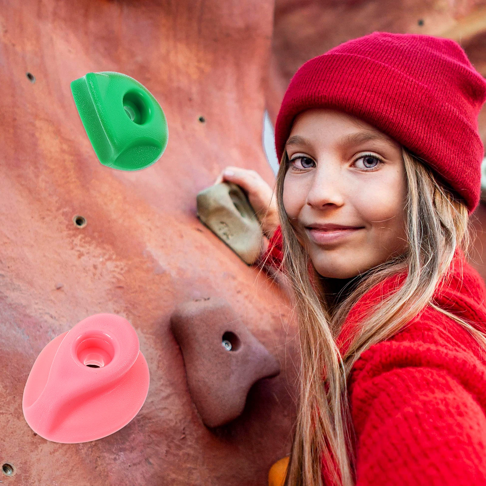 

10 комплектов для скалолазания, прочные пластиковые настенные камни для помещений, набор для скалолазания, камни, аксессуары для тренировки ловкости