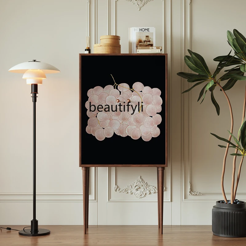 

French art decoration entrance bedroom living room high storage chest simple locker