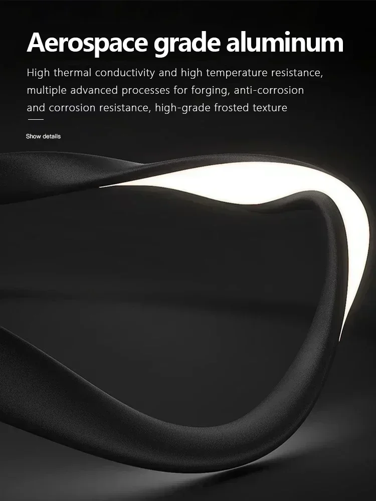 Nordic Curve Ring Led Chandelier Lighting Living Dining Room Pendant Lights Home Decor Bedroom Hanging Lamps Luminaire