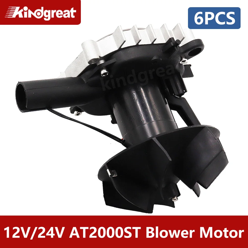 

6PCS/LOT 12/24V Air Diesel Heater Blower Motor Fan Assembly 1303848A 1302786A For Webasto AT2000ST With Good Bearing