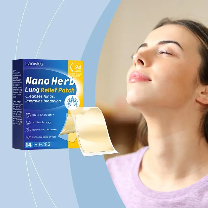 Lung Chest Soothing Relief Patch Body Care Discomfort Natural Soothing Ingredients Easy Breathing Comfort Adhesive Patch