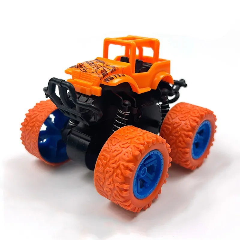 Monster Truck Toys Pull Back Vehicles Friction Powered Toy Mini Push and Go Car Truck for Christmas Birthday Party Gift