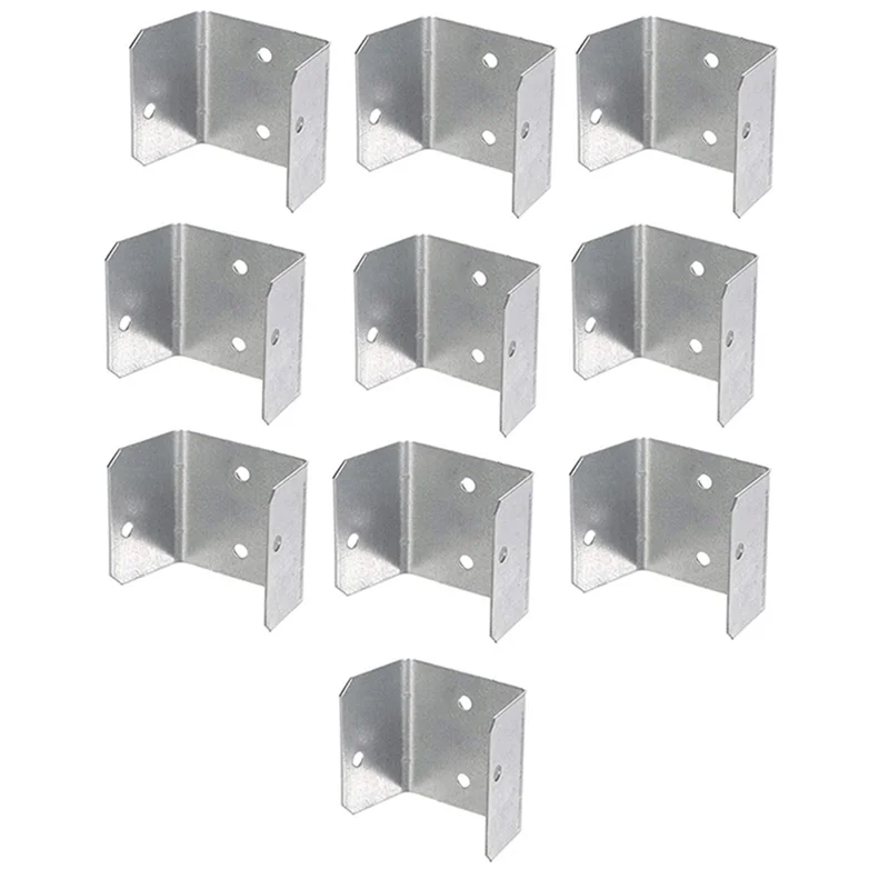 Fence Panel Clips Trellis U Clip Bracket For Timber Posts, Secure Fence Or Refixpanel Galvanised Fencing Clips-A79G