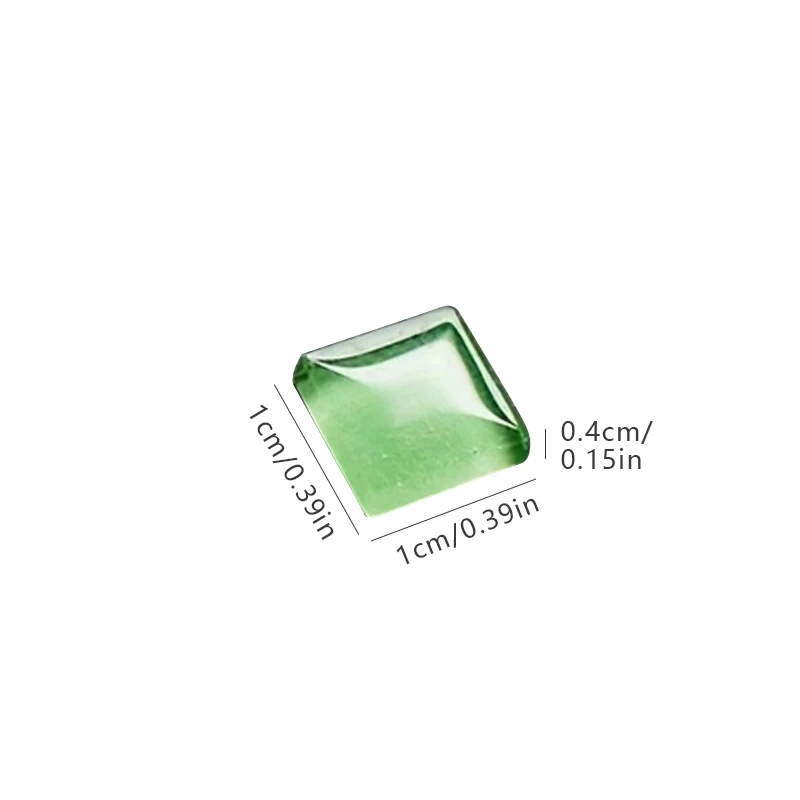 50/200pcs Mixed Color Crystal Mosaic Tiles - Geometric Pattern for DIYHome Decor, Art Projects, and Fun Crafts