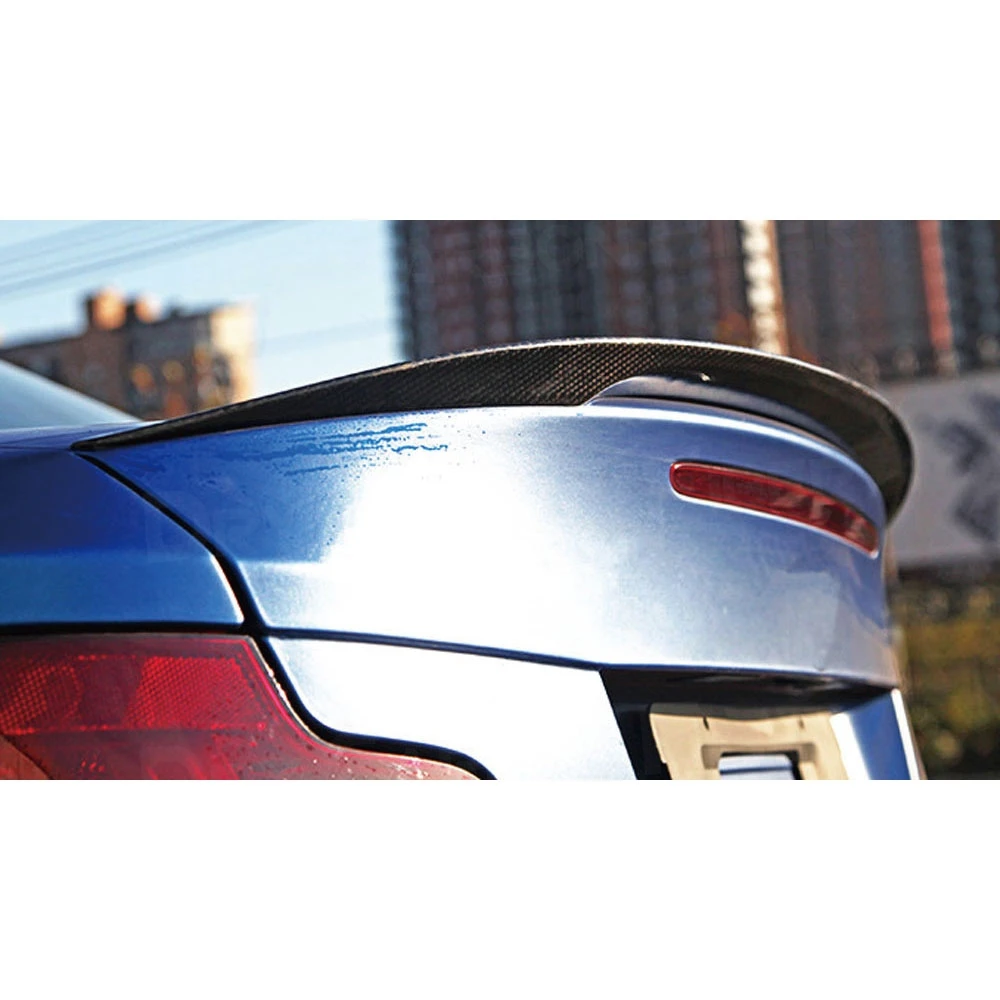 

JCYECF Carbon Fiber for BMW 1 Series E82 1M Coupe 2 Door 2008 - 2012 Rear Spoiler Trunk Wing Boot Lip FRP Rear Spoiler