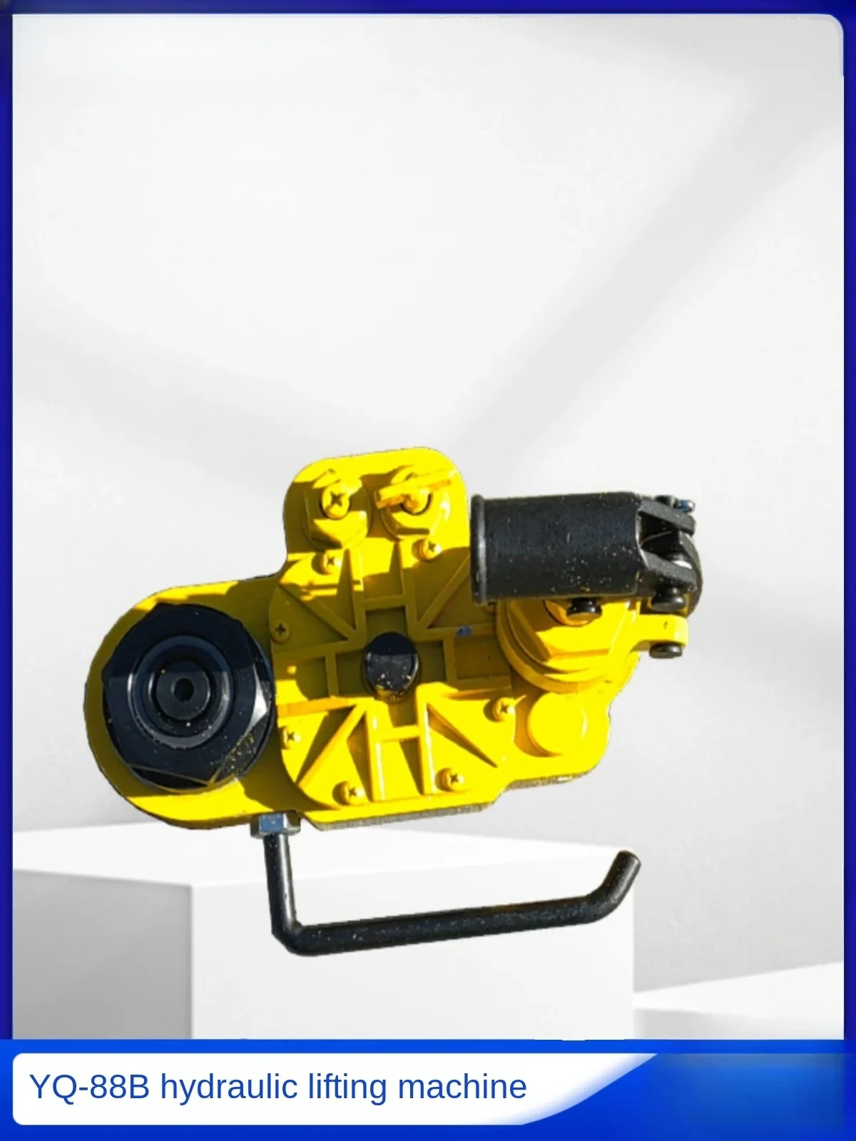 hydraulic small-sized hydraulic track lifter for rail horizontal adjustment of high-speed railway lines.