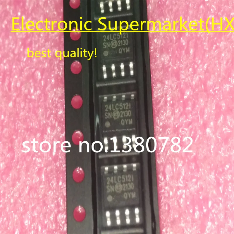 

Free Shipping 10pcs-50pcs 24LC512-I/SN 24LC512 NEW SOP-8 IC In stock!