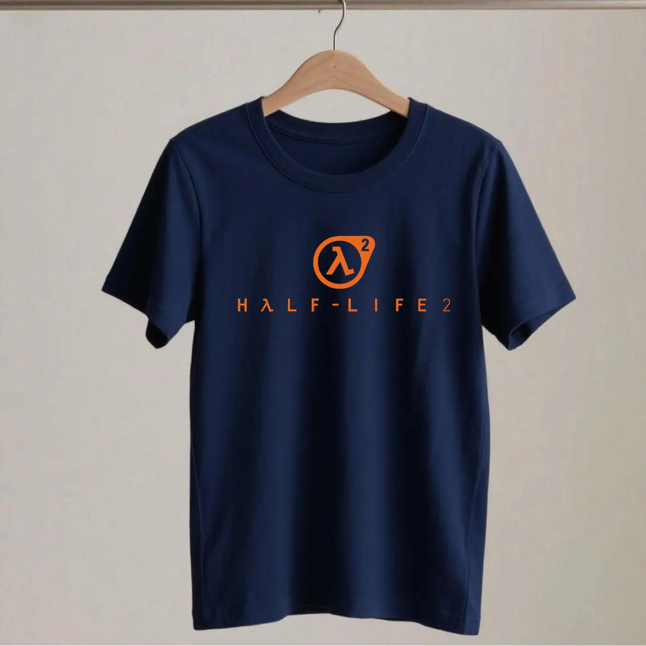 Half Life 2 Tshirt Vintage 2003 Valve Premiere Showing Video Game Men Sz Large Men's Cotton T-shirt Regular Short Sleeve Summer