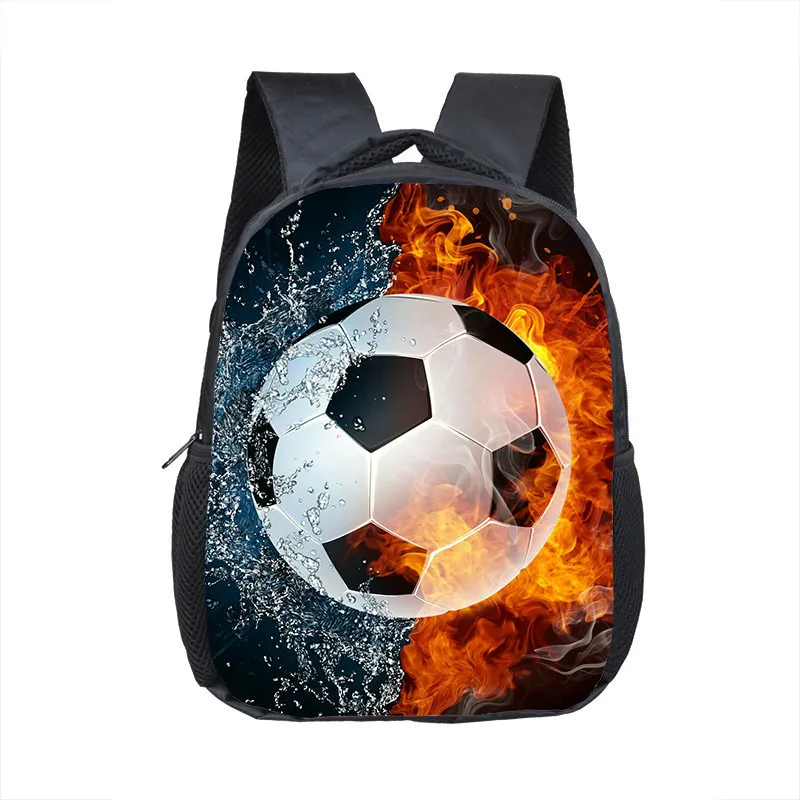 Football Printing Fashion Kindergarten Backpack Children's Burden Reduction Polyester Shoulder Bag Mochila Feminina School bag