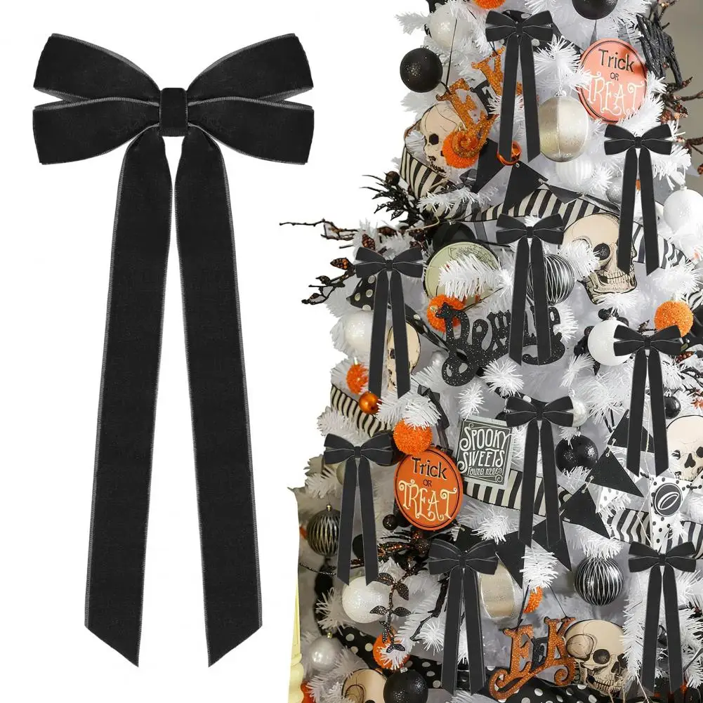 

High-quality Ribbon Bow Rustic Vintage Christmas Velvet Bows for Diy Crafts Tree Decoration Set of for Thanksgiving for Wreath