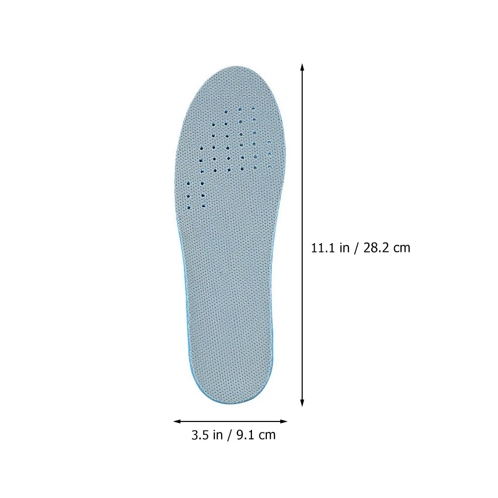 

1Pair Heightening Insoles Sports Shock-Absorbing Lightweight Breathable Sweat Absorption Shoe Cushions for Daily Walking