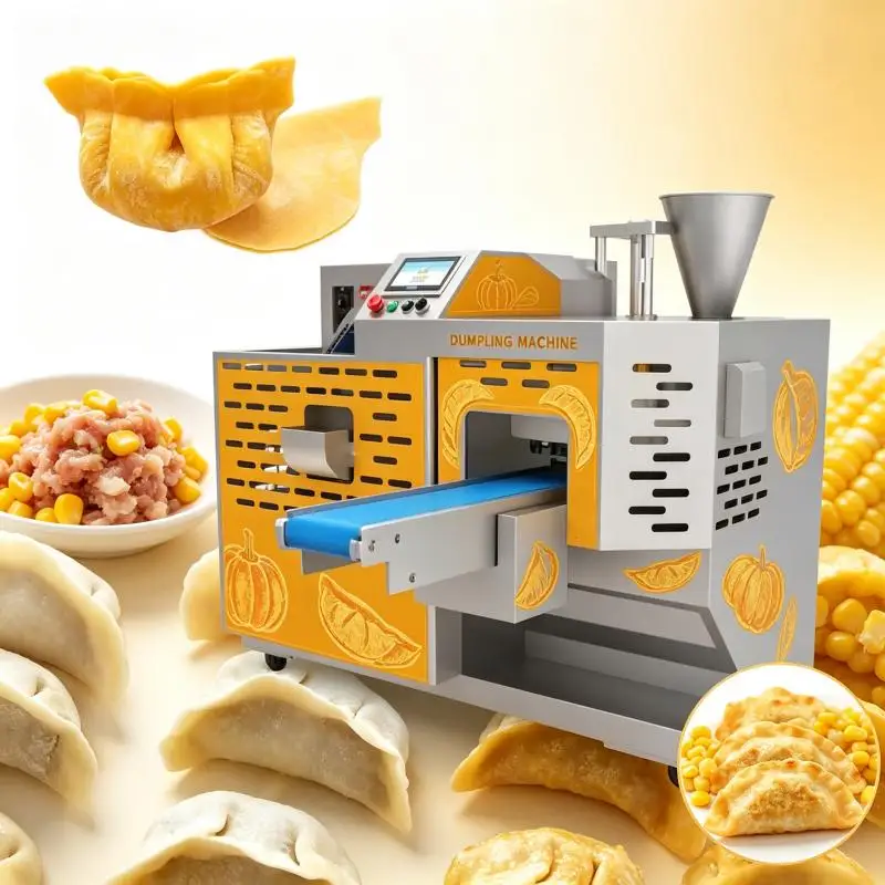 Automatic Dumpling Making Equipment Commercial Dough Wrapper Filling Forming Machine for High Output Food Production