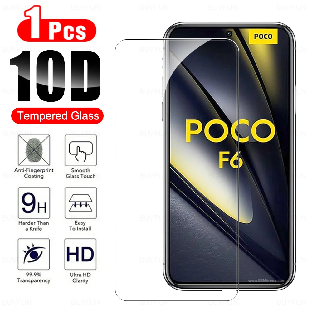 Protective Glass Case For Xiaomi Poco F6 5G Screen Protector For Poco F6 Pro PocoF6Pro F 6 Pro PocoF6 6.67