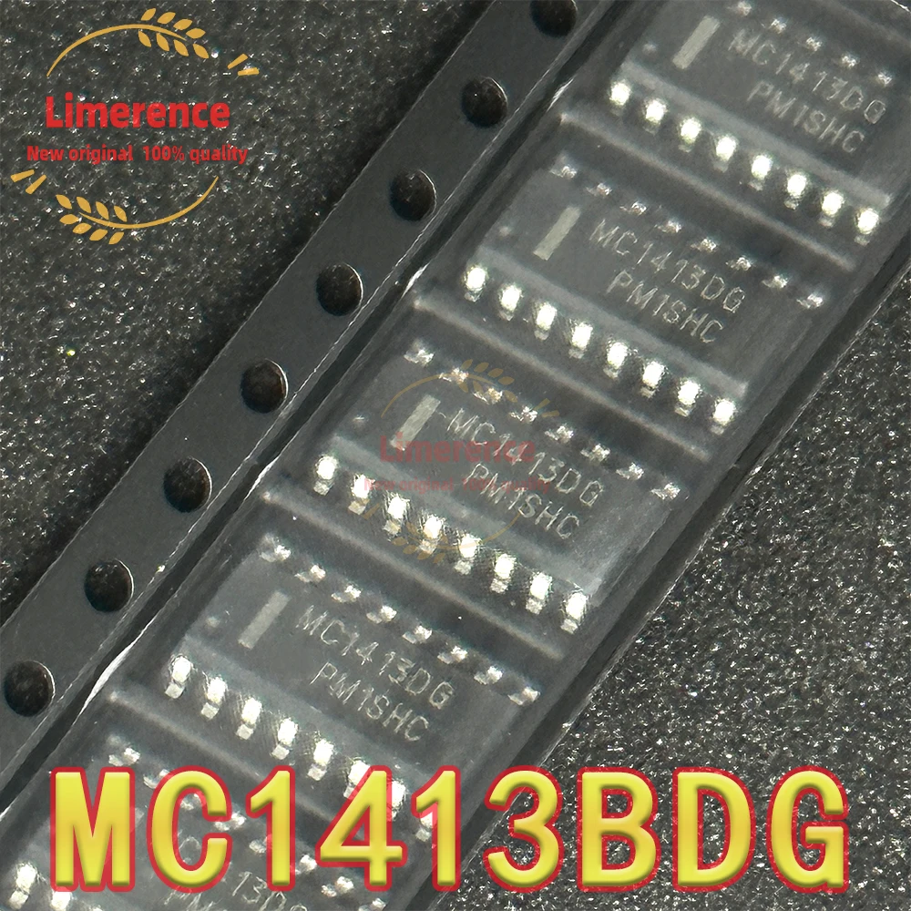 10PCS MC1413BDG SOP MC1413P DIP transistor array SOP-16 MC1413BDR2G 