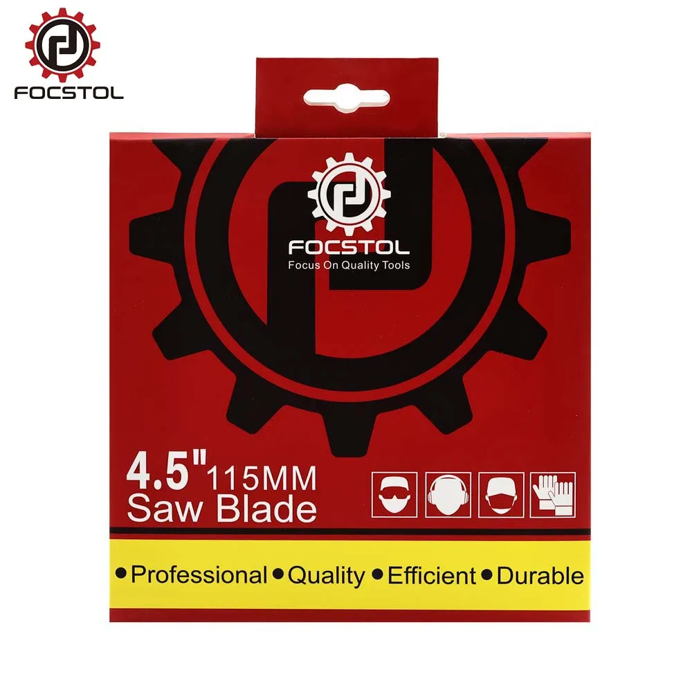 

FOCSTOL Diamond Glass Cutting Disc Cutting Grinding for Glass Jade Crystal Wine Bottle Dia 115mm Diamond Saw Blade Cut Plate