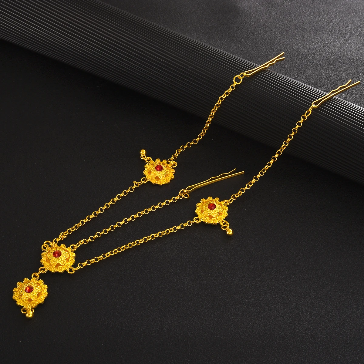 Dubai Men'S Fashion - Chaîne de tête florale en diamant