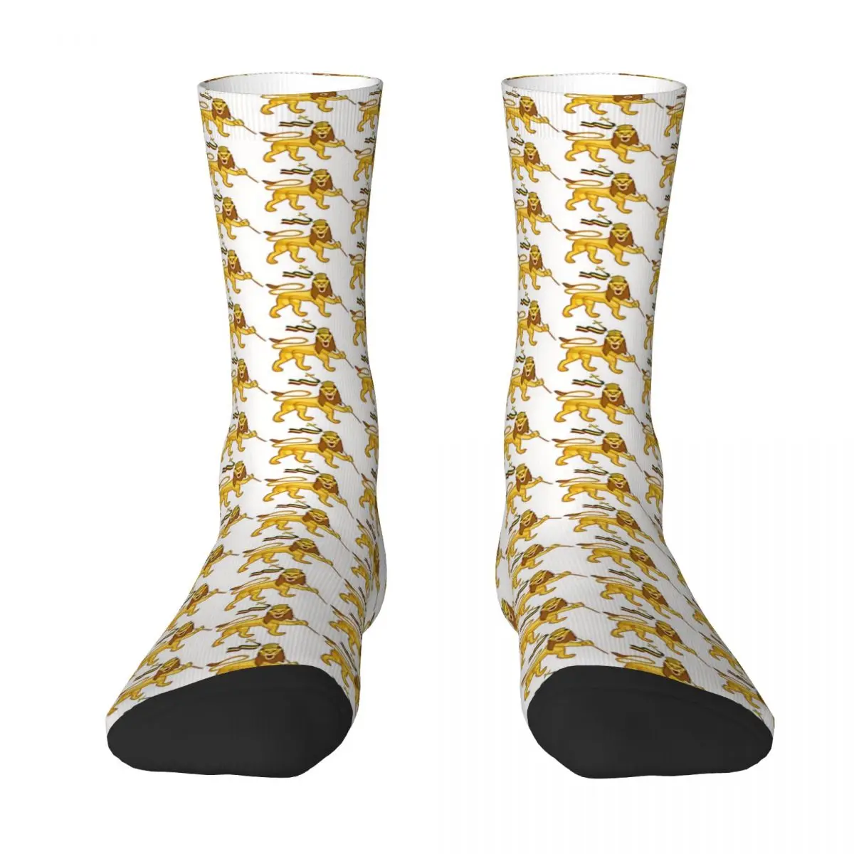 Classic Rasta Lion Of Judah Rastafari Socks Travel 3D Print Boy Girls Mid-calf Sock