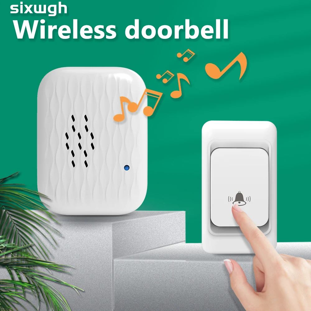 Battery Free Outdoor Wireless Doorbell Smart Home Safety Alarm Worry Free Energy-Saving No Need For Batteries