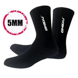 5mm neoprene meias de mergulho natação quente praia meias homem e mulher esportes aquáticos snorkeling surf antiderrapante mergulho natação meias