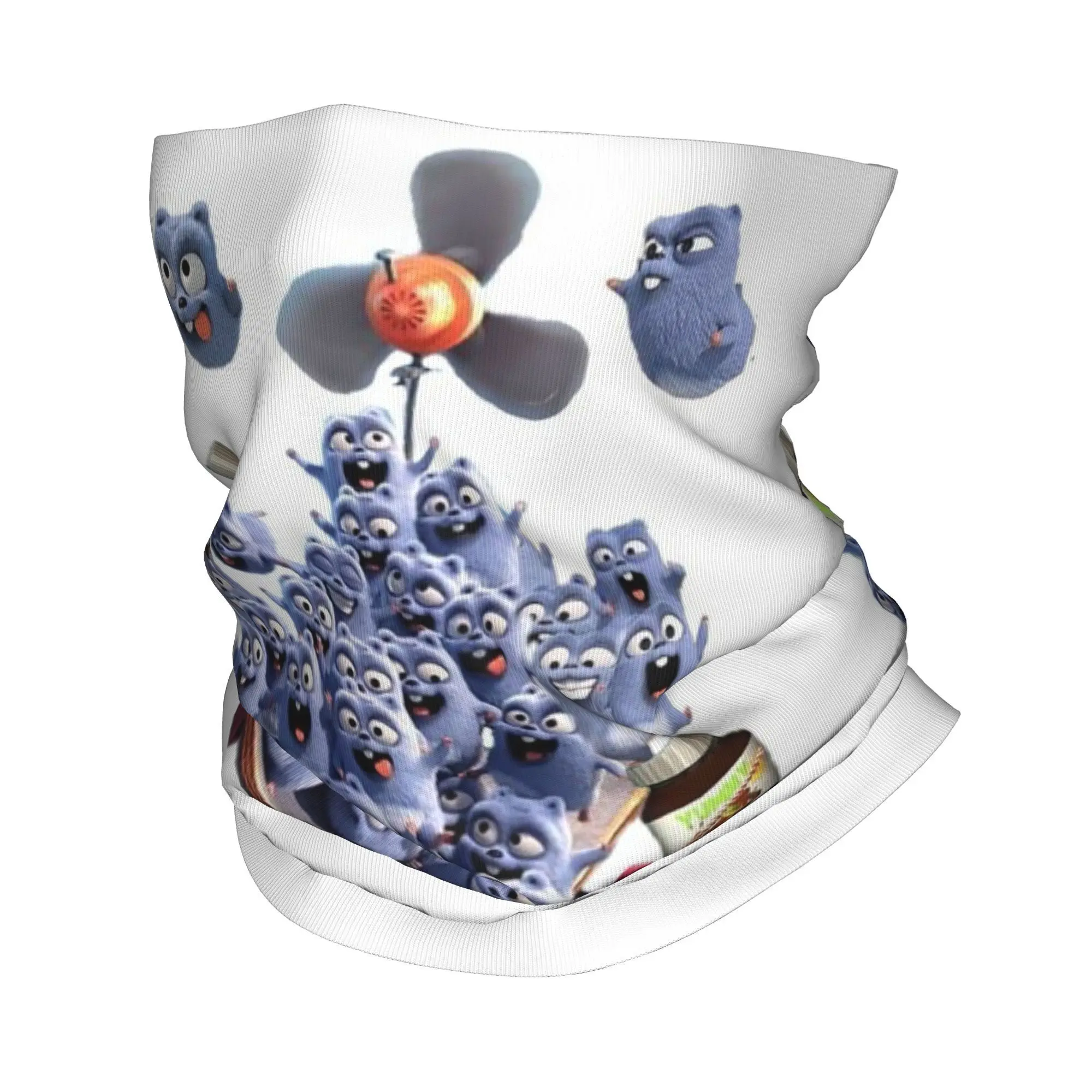 애니메이션 그리지와 레밍스 만화 애니메이션 두건의 목 각반 인쇄 된 마스크 스카프 사이클링 스카프 남성 여성을위한 승마