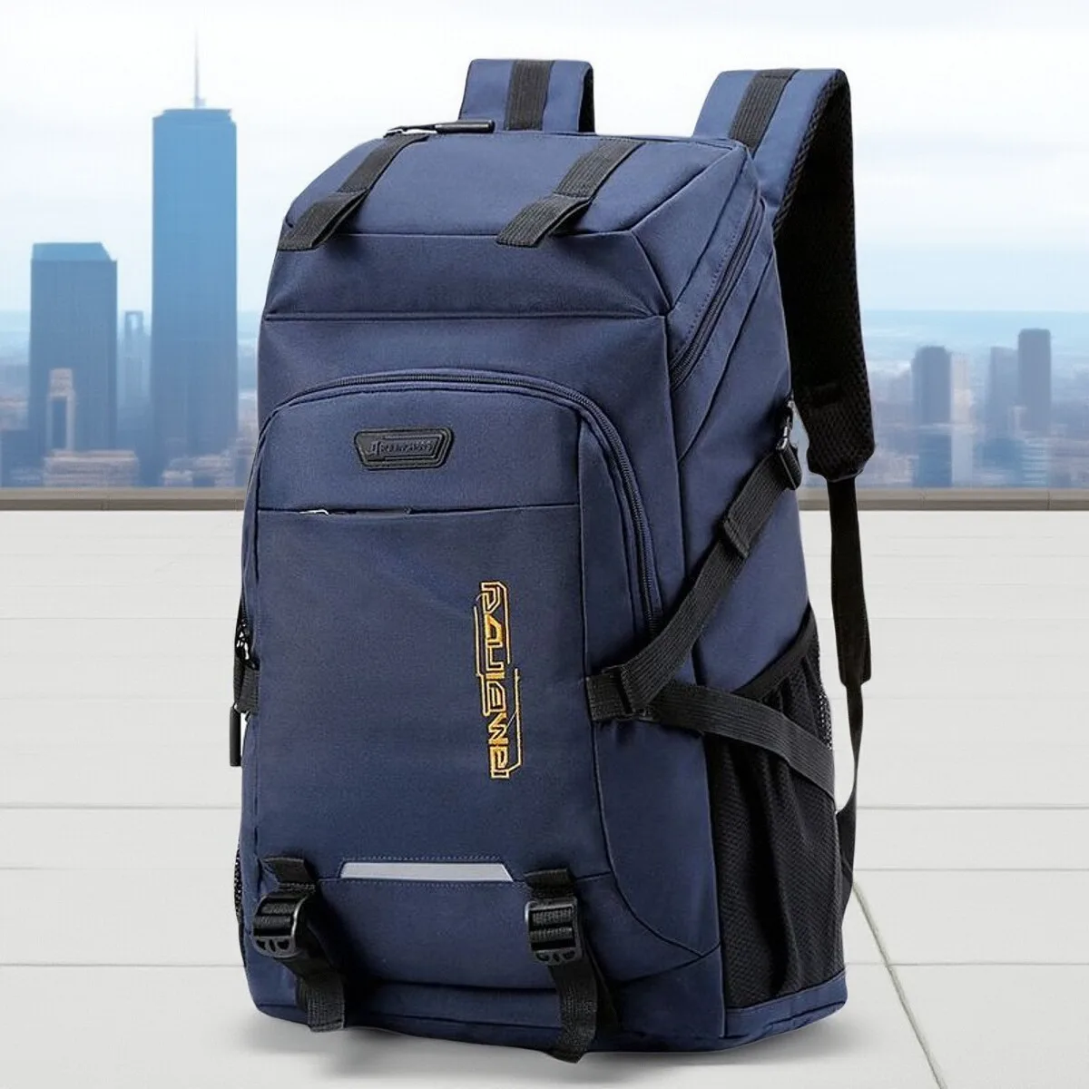 Borsa da viaggio Bapa ex per escursionismo impermeabile di grande capacità Borsa da viaggio per turismo all'aria aperta Borsa a doppia spalla Borsa per libri