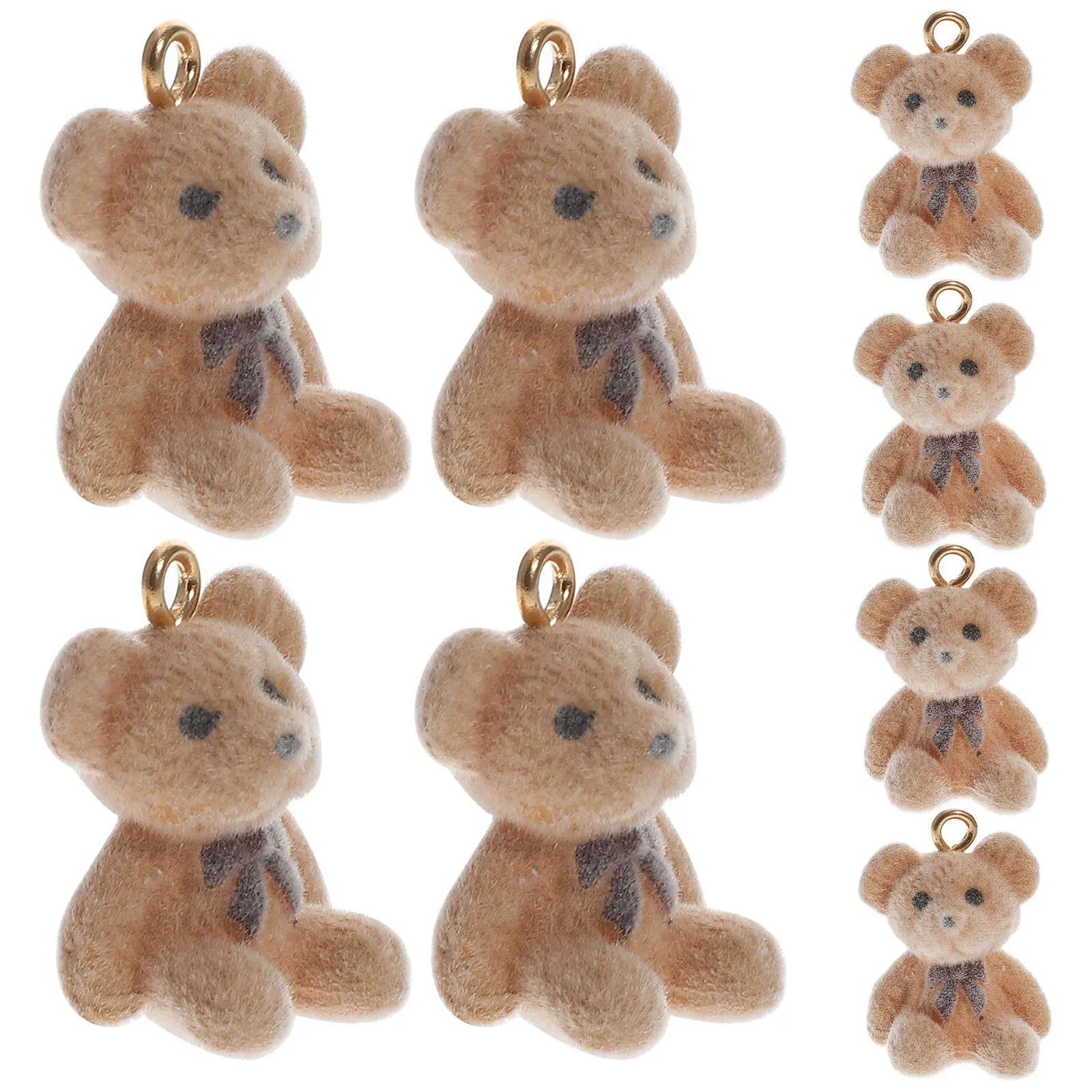 

10Pcs Safe Skin Friendly Resin Bear Charms for DIY Jewelry Making Earrings Necklaces Bracelets Necklace Pendants Bear Necklace