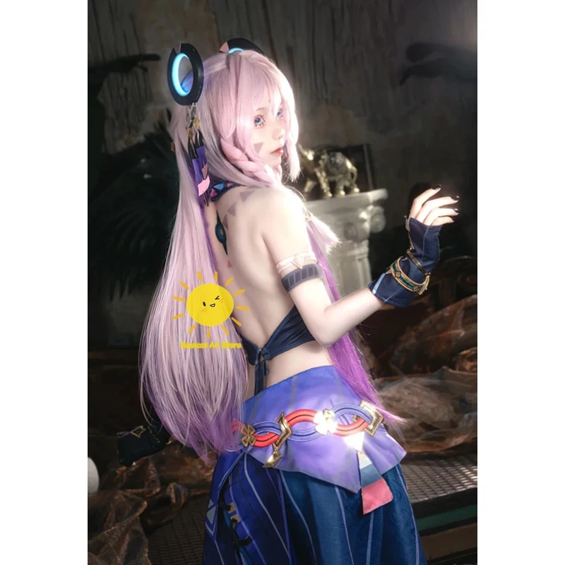 

♥Halloween Cosplay Costume Game Genshin Impact Full Set Suits Outfis Citlali Accessories Carnival AdulNew 2026 Topspeed Cos