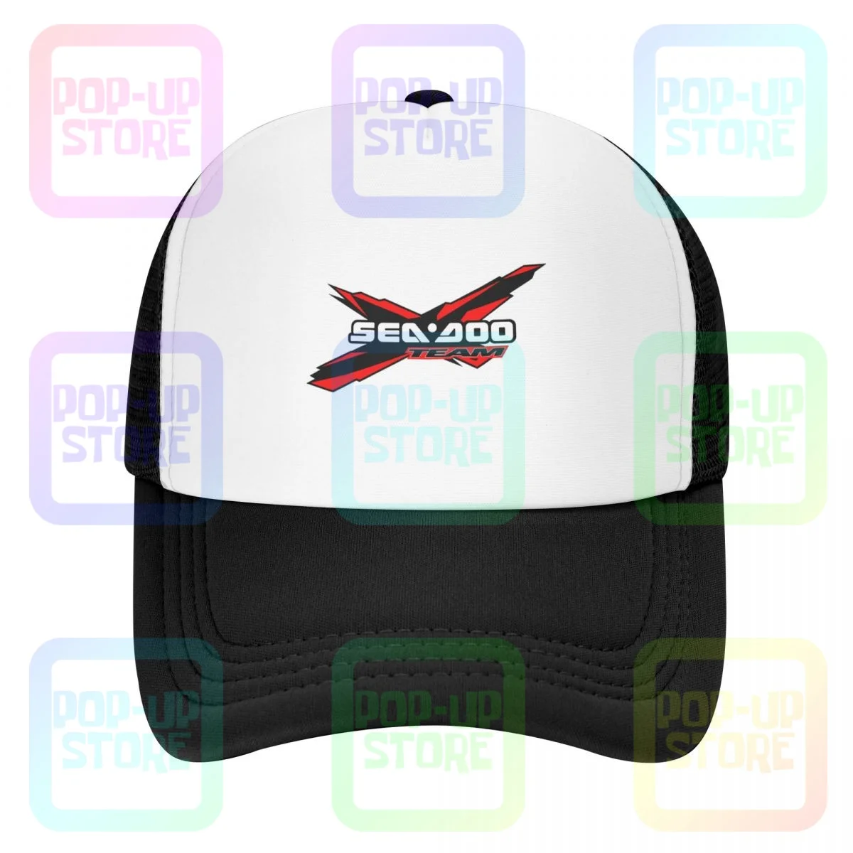 Sea Doo Team Rxt Brt Logo Marine Racing Performance Baseball Cap Trucker Hats Breathable Summer