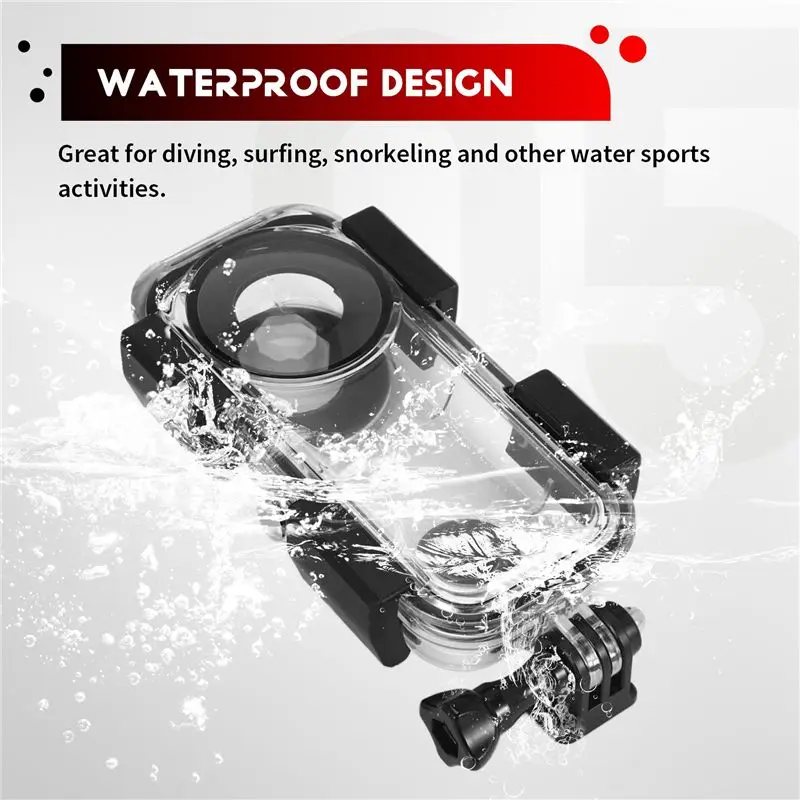 Exquisite-Waterproof Housing Case For ONE X2, Underwater Dive Protective Shell 40M (131Ft) Aciton Camera Accessories