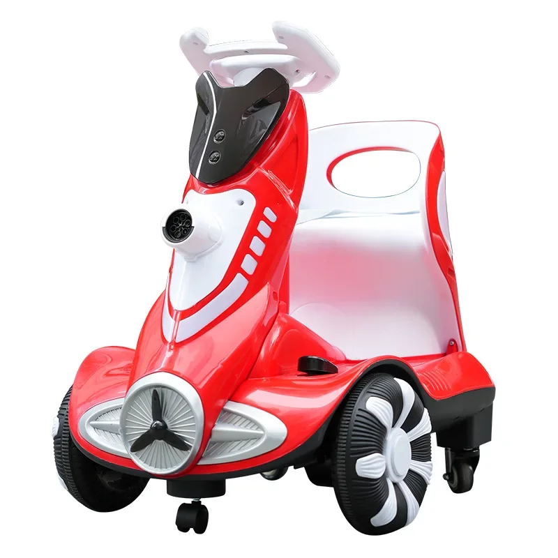 Children's electric balance car, baby bubble machine, rotating car, indoor drift rotating car