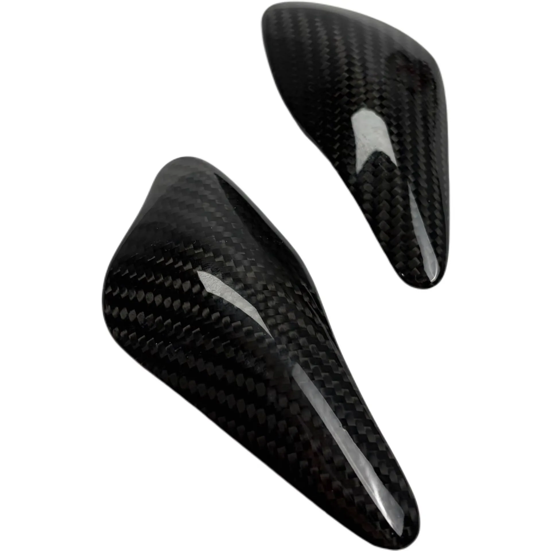 Motorcycle Carbon Fiber Fuel Tank Slider & Corner Protector, Compatible with Street Triple 765/S/R/RS  2019-2020 Mod Accessories