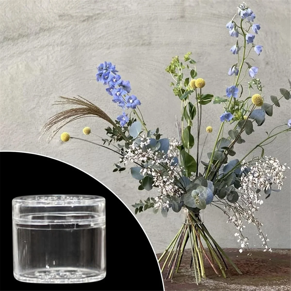 3 Pcs Spiral Ikebana Stem Holder, Transparent Reusable Floral Grid for Vase, Bloom Shaper for Flowers (2L+1S)