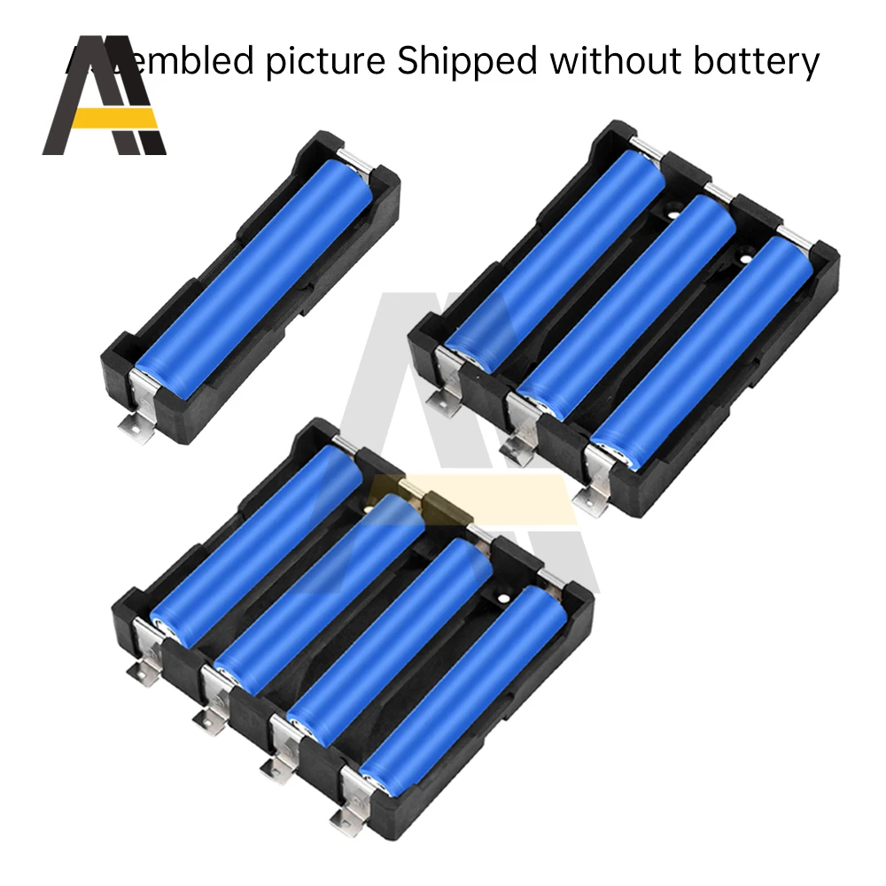 21700 Battery Holder SMT SMD Battery Box 21700 Storage Box 1x2x3x4x 21700 Battery Case 21700 DIY Parallel Battery Compartment