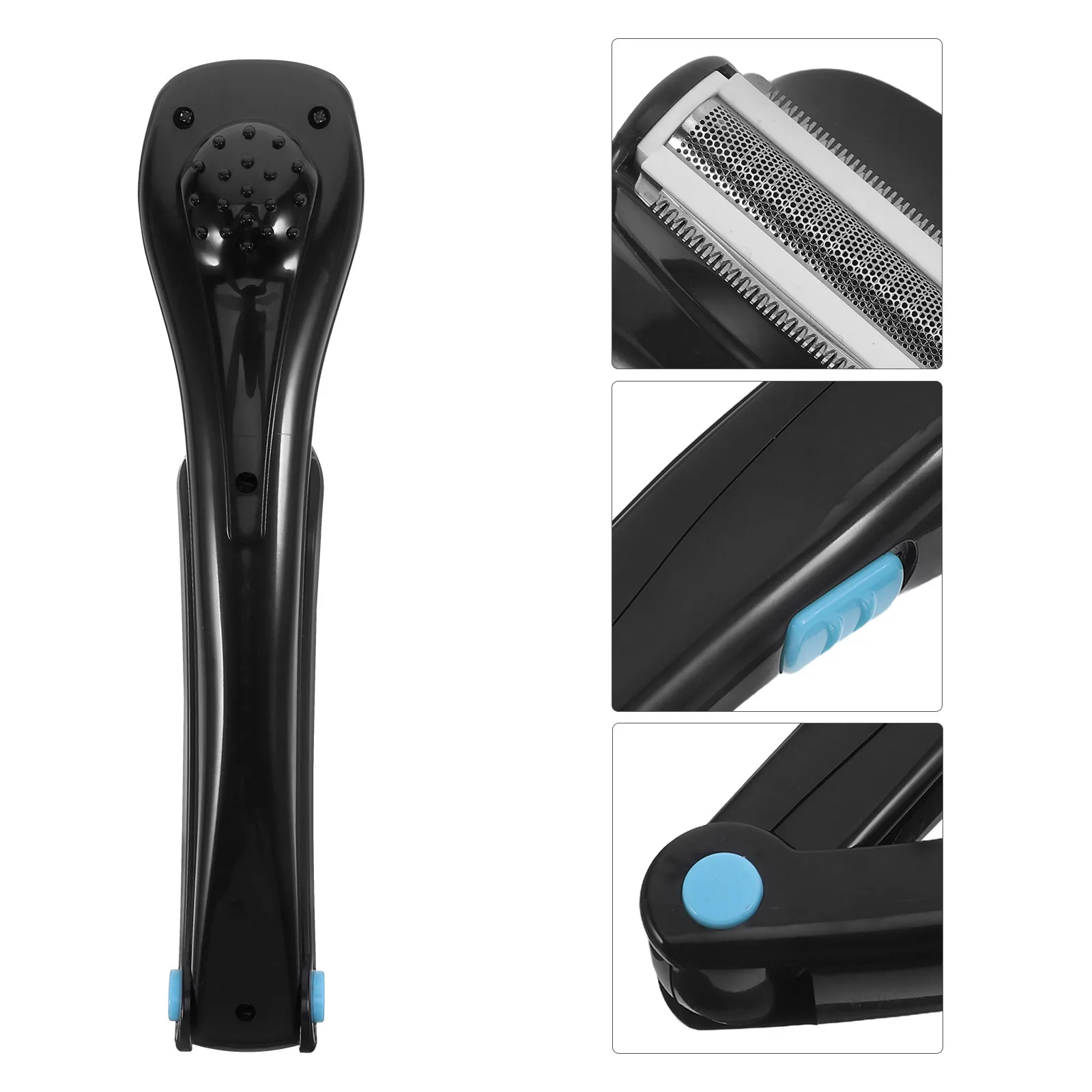 

Electric Back Shaver Black Professional Diy Grooming Tool For Back Hair Removal Body Shaver Men Cordless Razor Fast