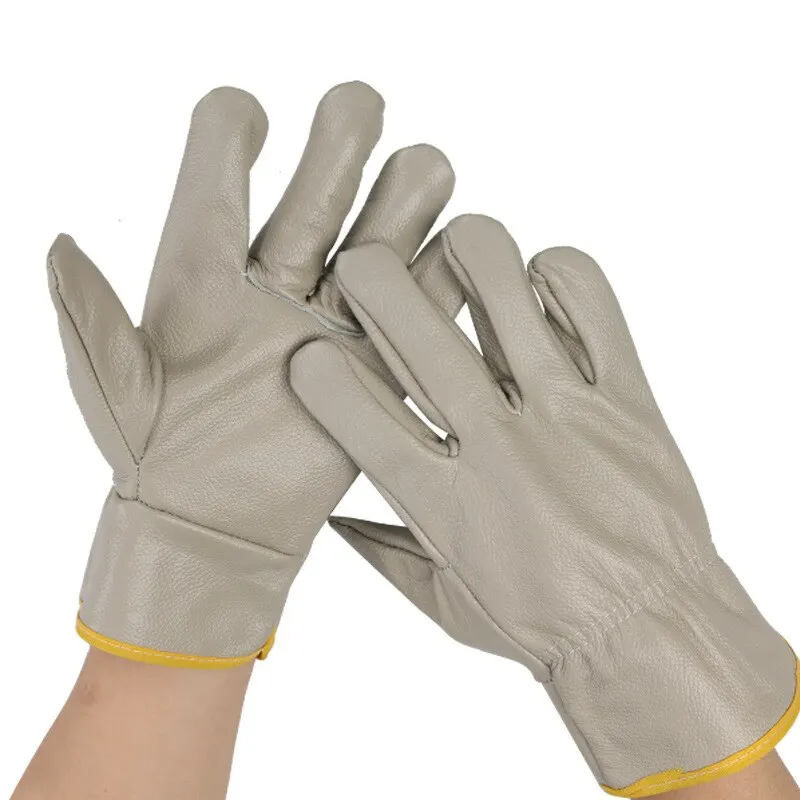 Welder\'s Gloves Wear-resistant Oil Insulation Thickened Head Layer Cowhide Welding Driver Labor Protection Gloves