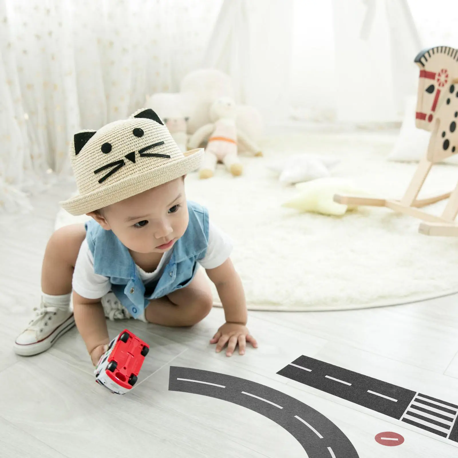 

Diy Road Tape Tapes Train Stickers Decals Traffic Roadway Highway Kid Railway Race Car Track