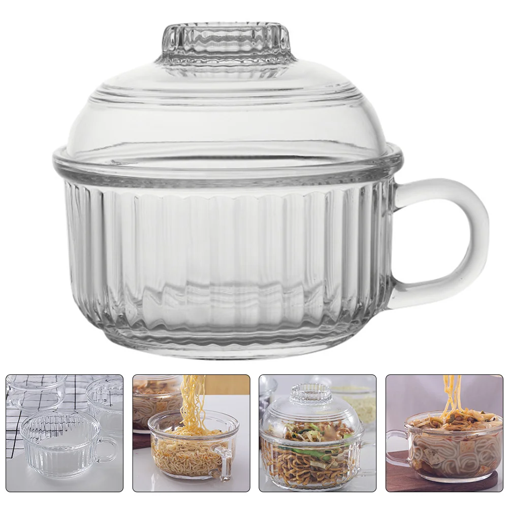 

Glass Bowl Creative Design Perfect for Milk Coffee Tea Display Entertain Guests on Special Occasions Cereal Cup
