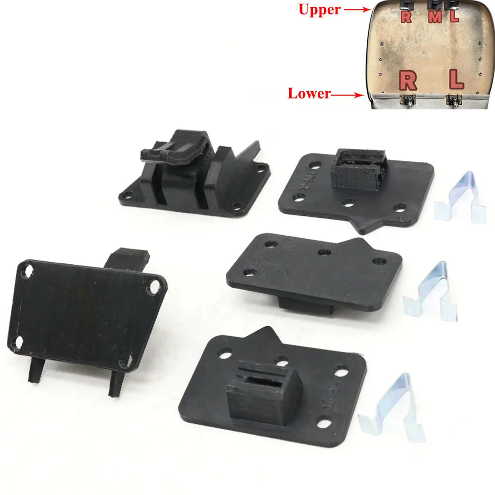 Car Interior Front Seat Backrest Cover Buckle Back Side Fastener Bracket Fixing Clip For AUDI A4 B7 A3 S3 8P A6 S6 C6 Q7 4L