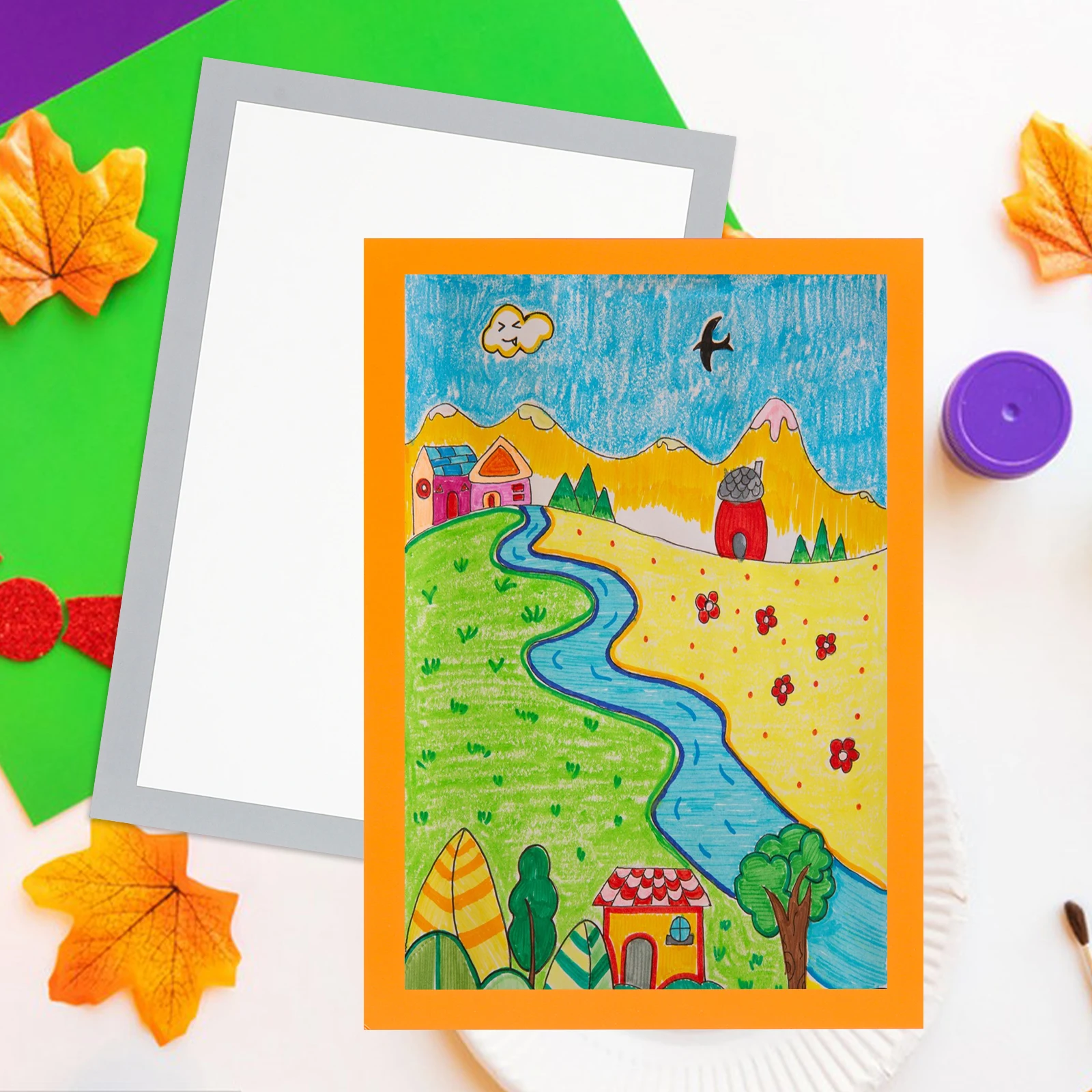 

Painting Thick Cardstock Sheets Smooth Diy Craft Paper For Drawing Sketching Oil Painting Coloring Blank Frame Paper Art