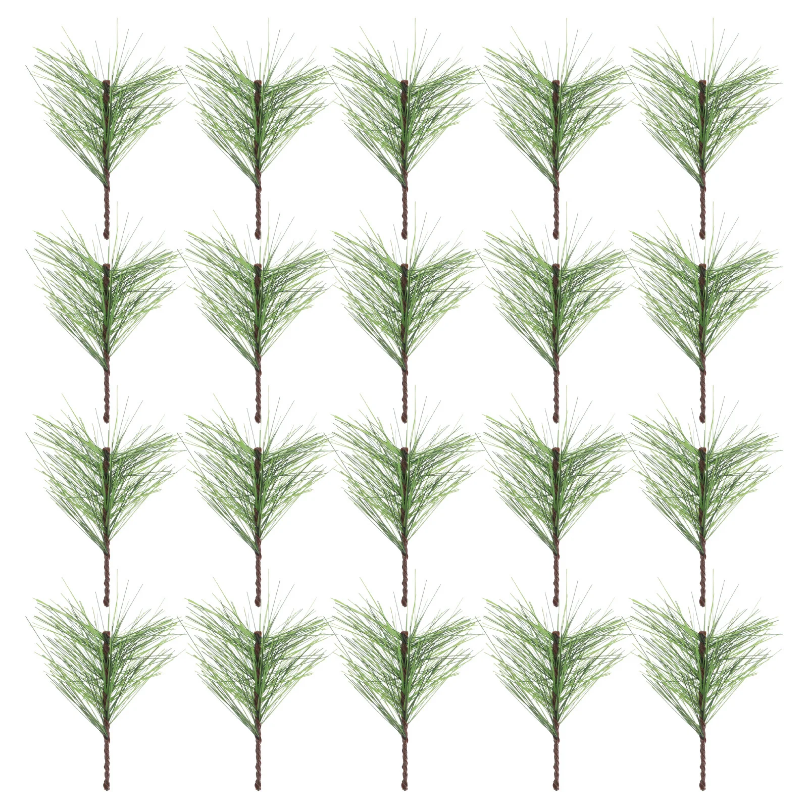 

60Pcs Realistic Artificial Pine Needles Faux Greenery Stems Christmas Decorations DIY Crafts Wreaths Garland Pine Needle Picks