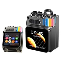 Altavoz mecánico de Metal con Bluetooth, pantalla LED RGB, Subwoofer de escritorio, altavoz inalámbrico, soporte, calendario, despertador