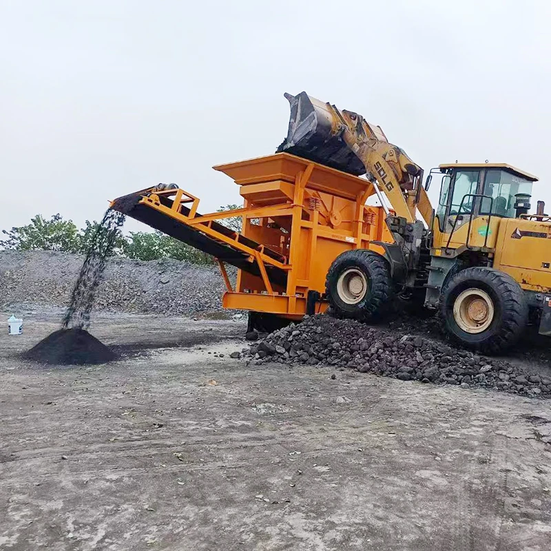 CE Certified Mobile Crushing StationMobile Crushing Station Complete Set With Feeder Screen Conveyor
