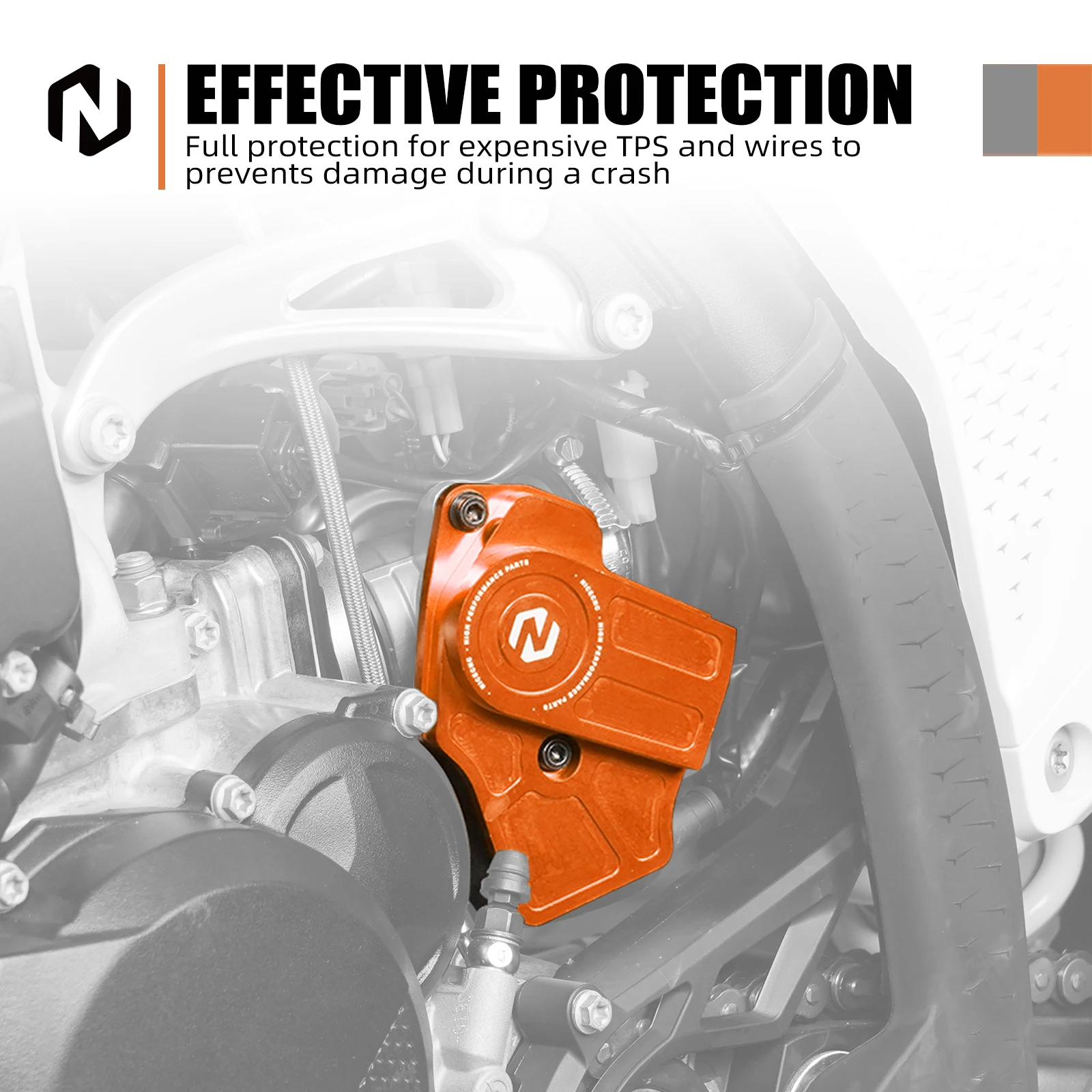 

2025 For KTM EXC 300 XC-W 250 XC 125 TPS Throttle Body Guard Cover For Husqvarna TE 300 250 TX TC GsGas EC 300 EX EC 250 125 MC