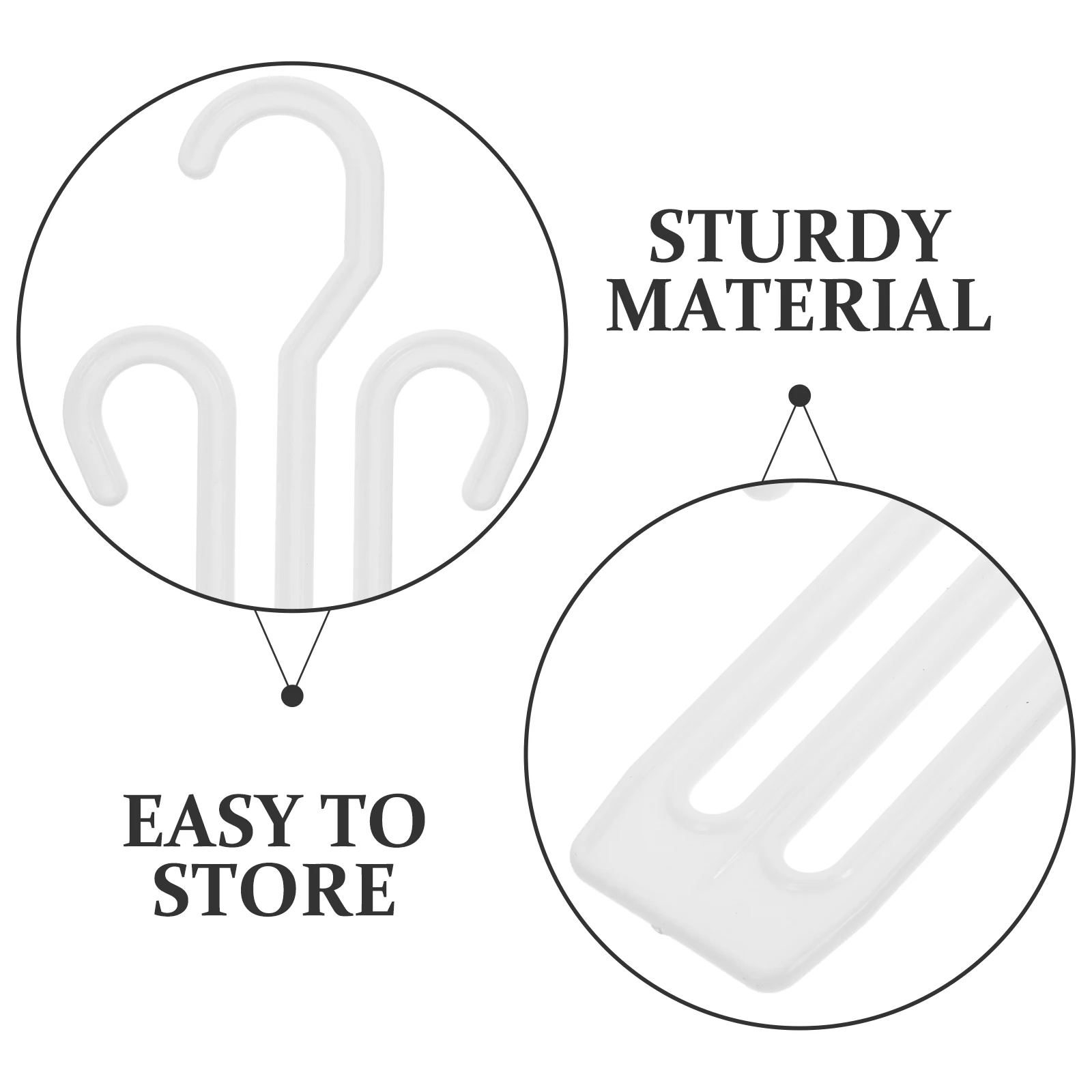 

30 Pcs Shoe Hook Hanging Organiser Herringbone Display Drying Hooks Pp Shoes Organizer