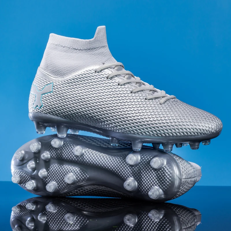 

Professional Soccer Shoes Men Lightweight Comfortable Long Spikes Football Boots Outdoor Anti-slip Wear-resistant Sports Shoes