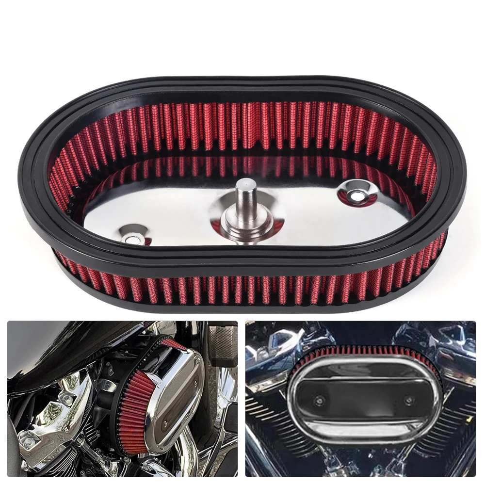 RASTP-عنصر منقي هواء للدراجات النارية استبدال الفلتر الداخلي Harley Touring FLHT FLHX FLHR 17-Up Softail FXBR FLHC FXBB 18-Up #2