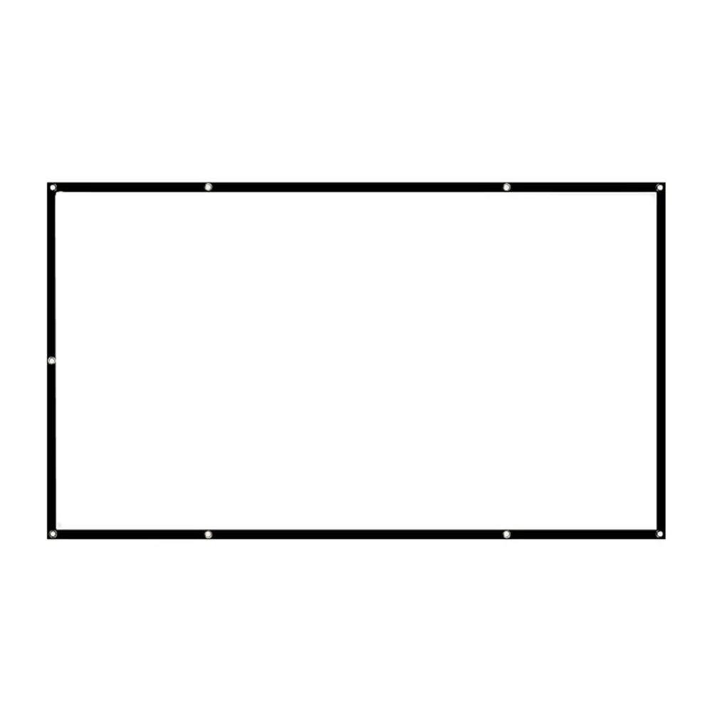 Portable 3D HD Projector Screen Home Outdoor Simple Projector Curtain KTV Office Home Theater Dropshipping Wholesale