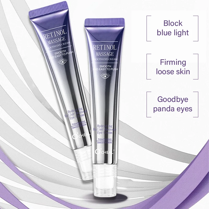 유니섹스 성인용 롤온 아이 크림 - 모든 피부 타입을 위한 레티놀이 풍부한 보습 아이 에센스, 매일 눈을 진정시키고 수분을 공급합니다.