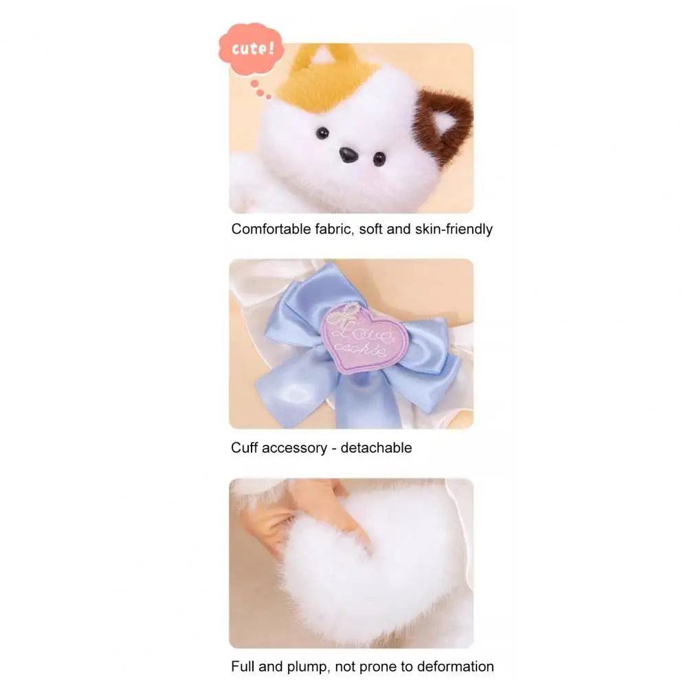 Velvety Soft Plush Bear Plush Doll Soft Stuffed Animal Realistic Cat Sheep Elephant Toy Huggable Companion Gift for Kids